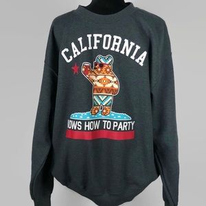 Riot Society L Cali Knows How To Party Sweatshirt
